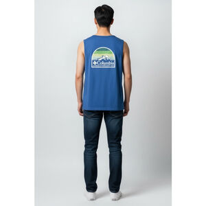 Men's Columbia Blue Tank Top XL